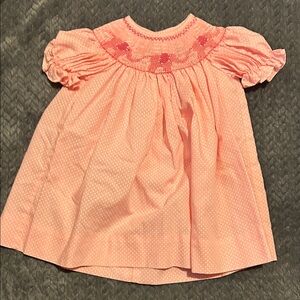 Pink Smocked Baby Dress